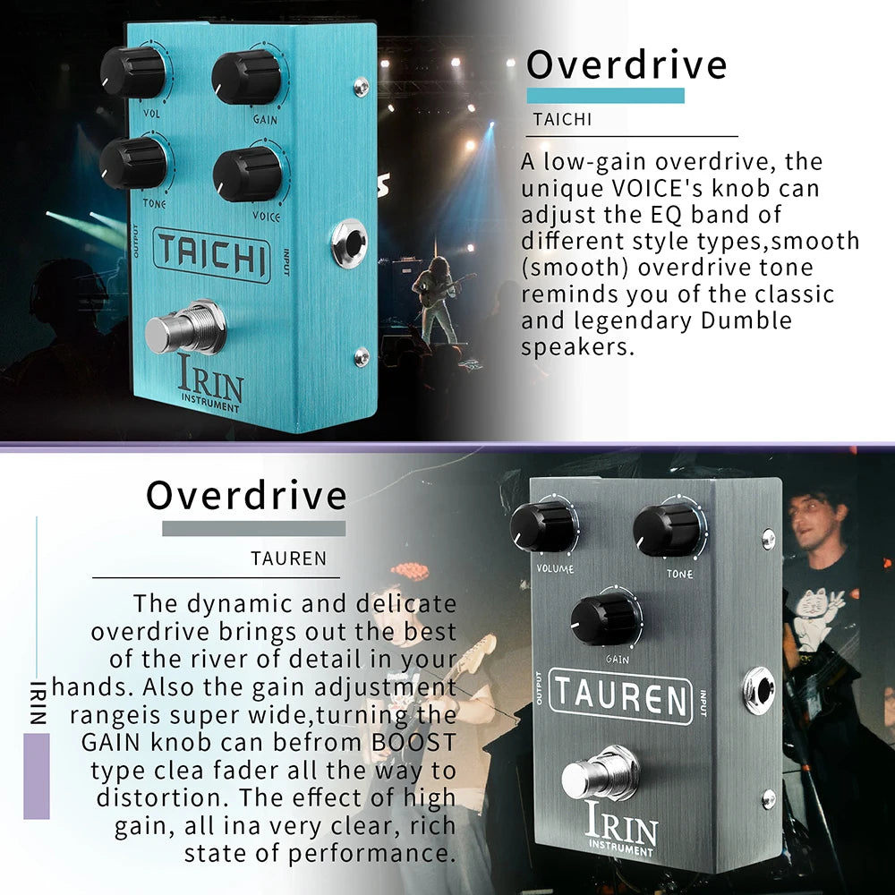 IRIN Guitar Effect Pedal Overdrive Distortion True Bypass
