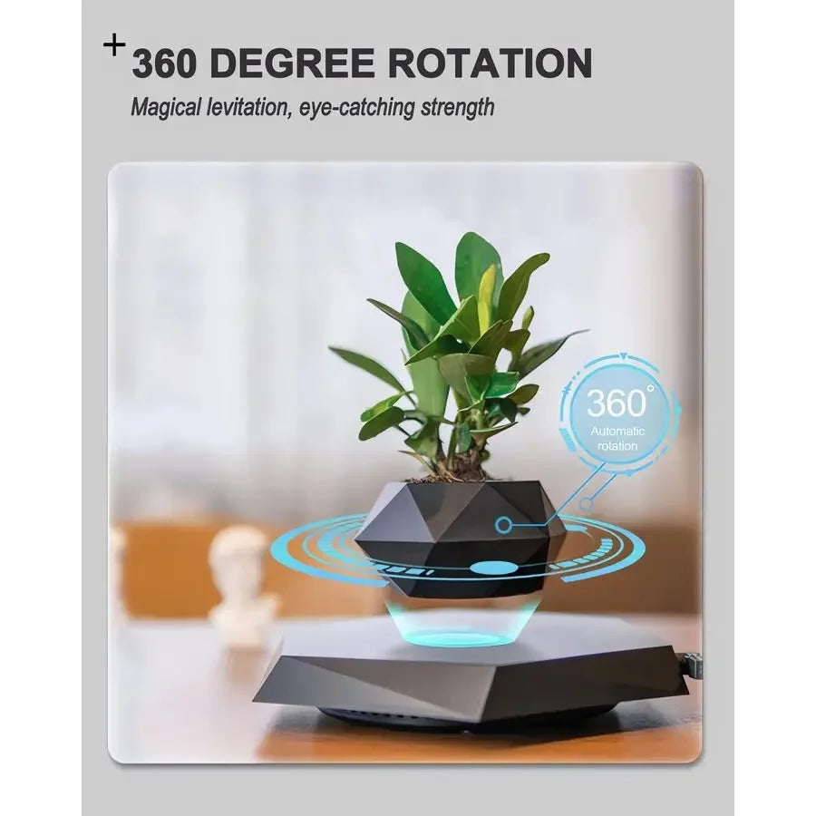 XMSJ Magnetic Floating Plant Pot for Air Bonsai Planter