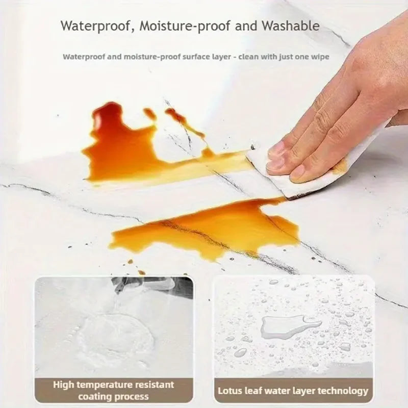 Marble Self-Adhesive PVC Wall Sticker for Living Room Decor