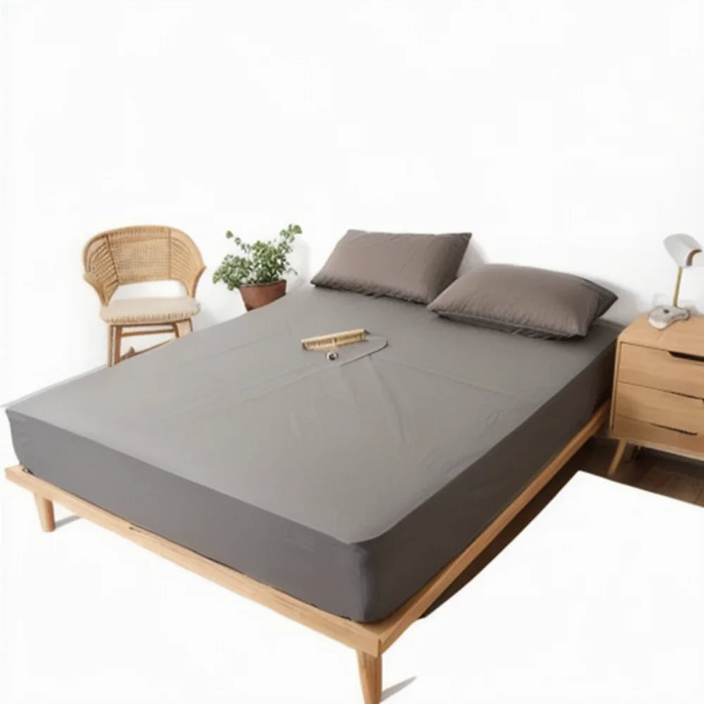U-Silver Earthing Grounding Fitted Sheet With Silver Thread Grounding Plug