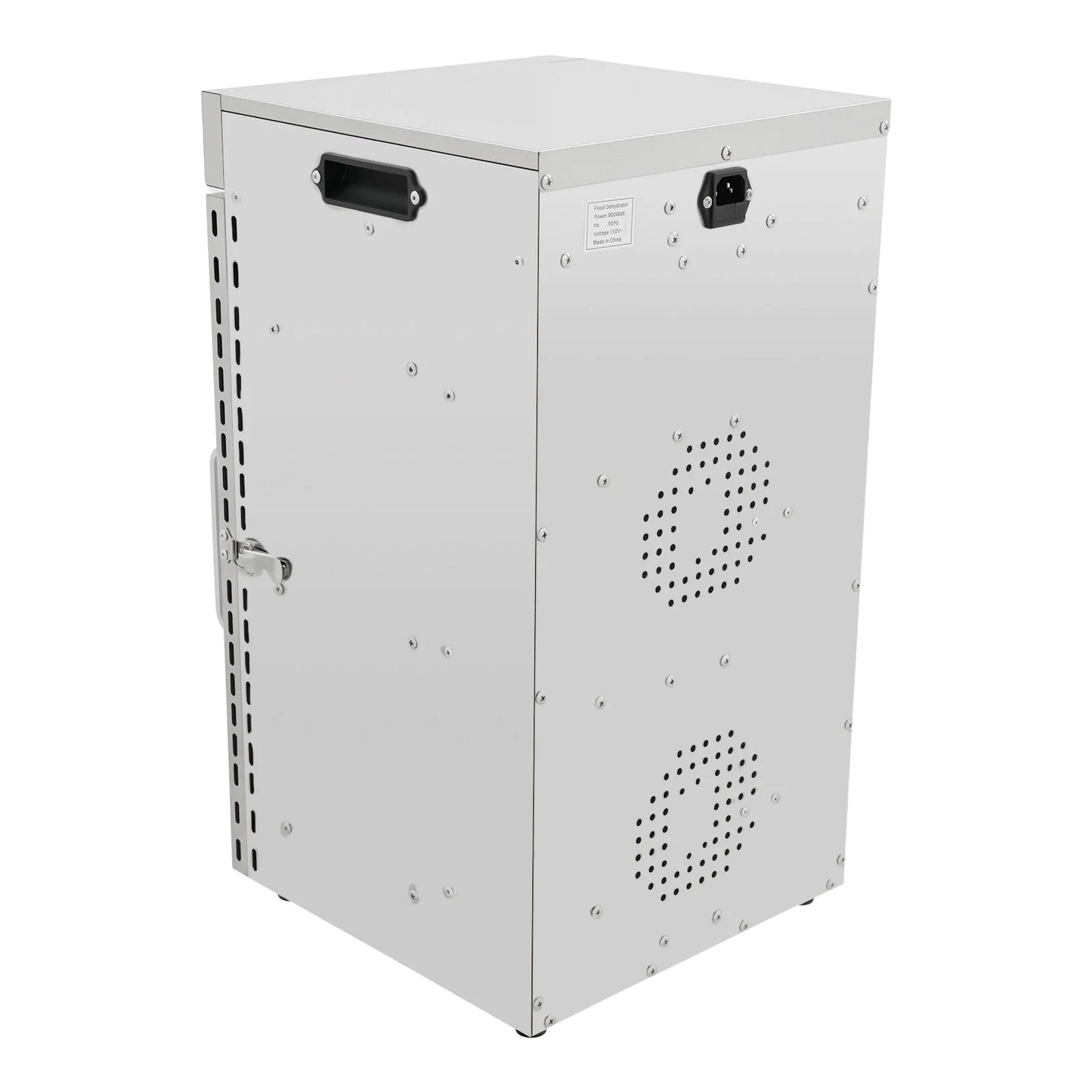 Stainless Steel Food Dehydrator With 800W Heater And Adjustable Temperature