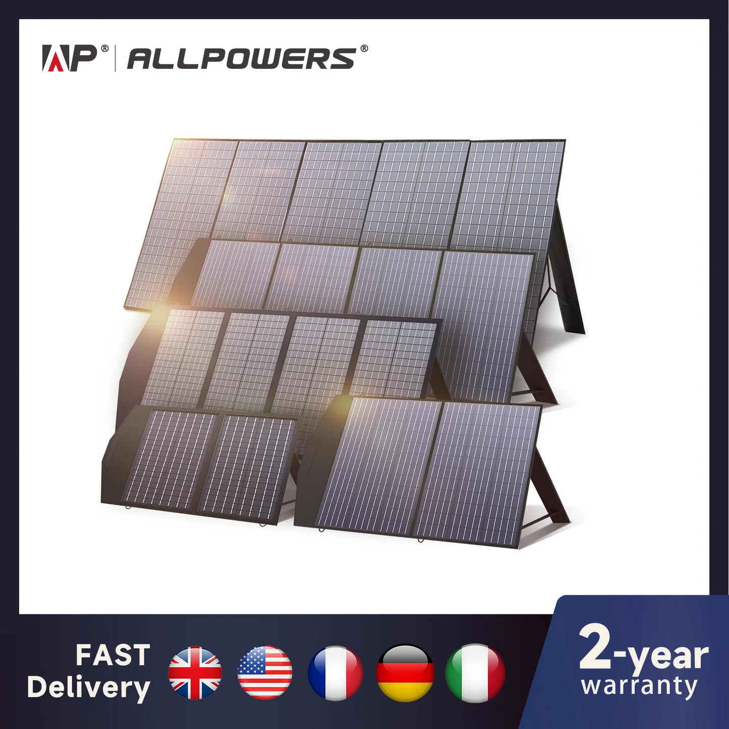 ALLPOWERS Portable Foldable Solar Charger for Camping and RVs