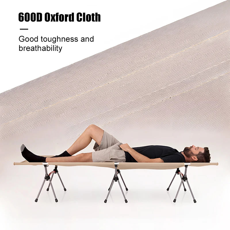 West Tune Camping Cot With Leg Extenders Ultralight Aluminum Frame