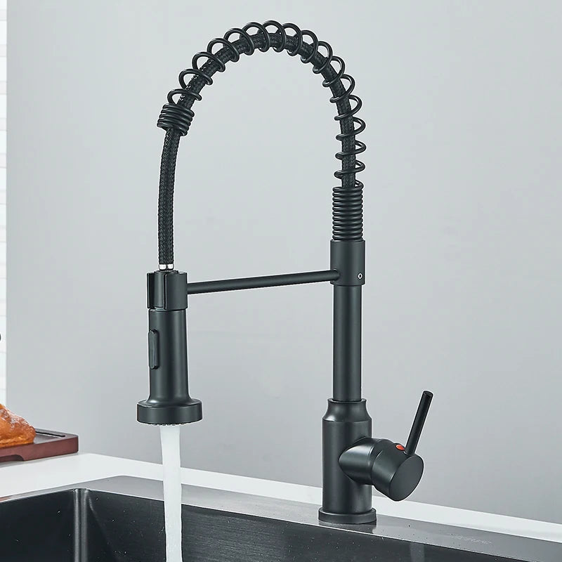 Rozin Pull Down Kitchen Faucet With Hot Cold Water