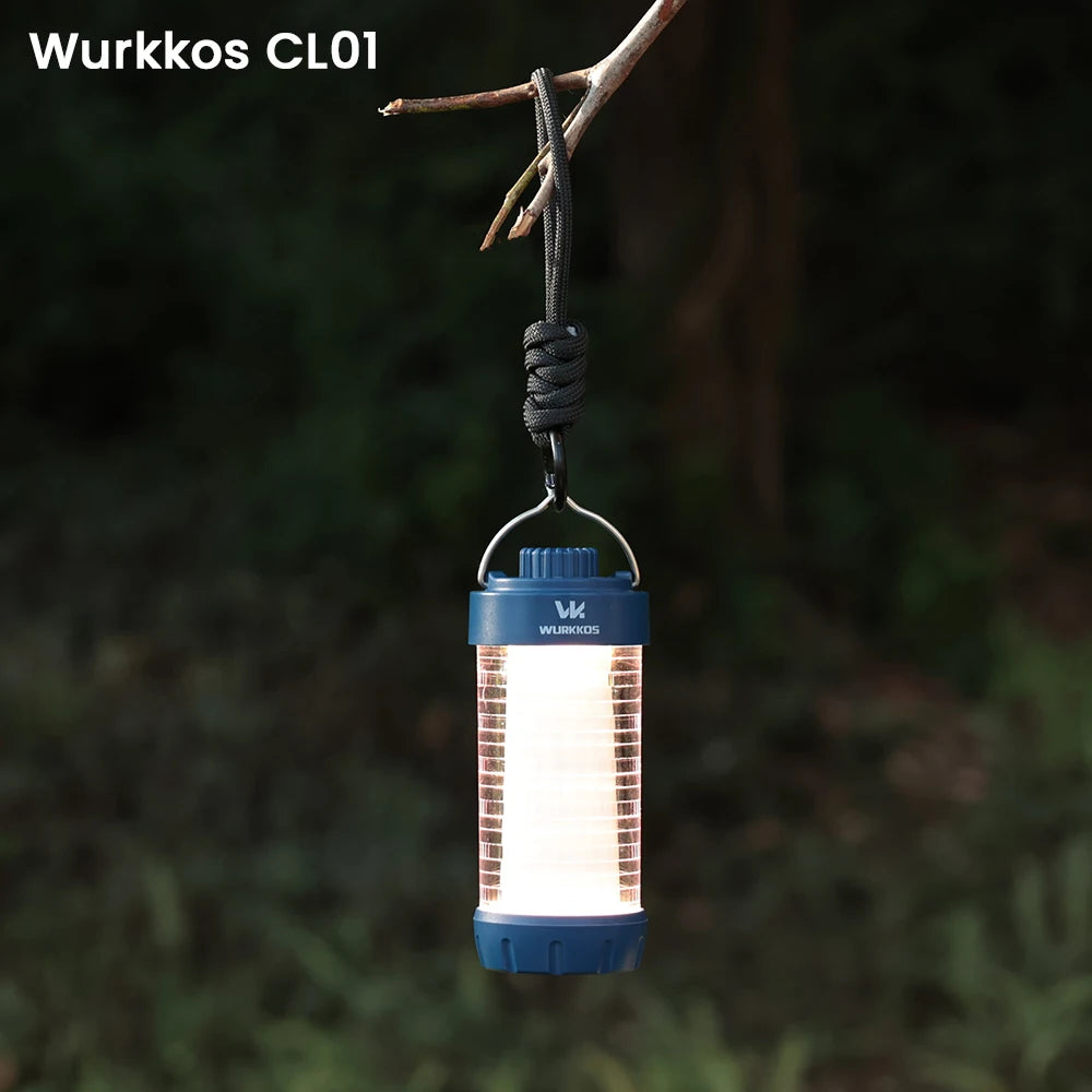 Wurkkos CL01 Camping Light 550 Lumens USB Rechargeable LED