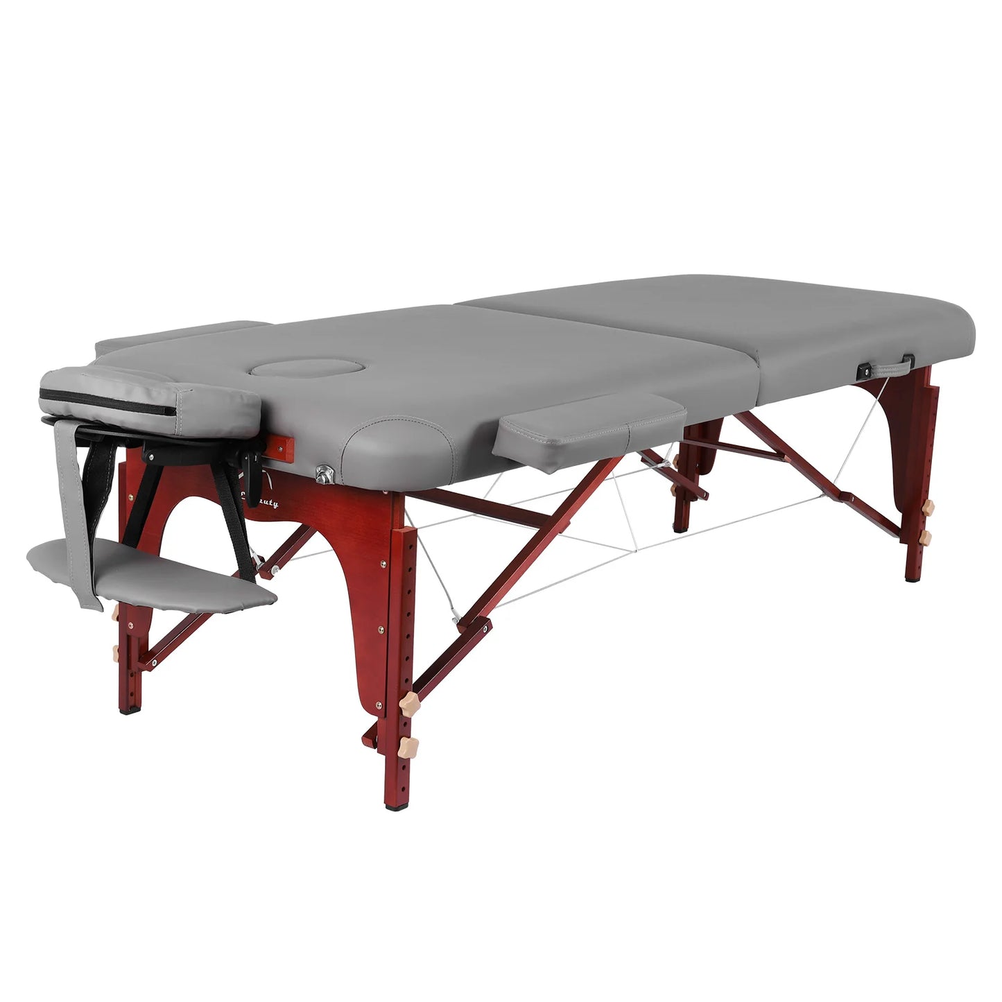Folding Massage Table Height Adjustable Folding Tattoo Beauty Bed with Carrying Bag for Physiotherapy Shops