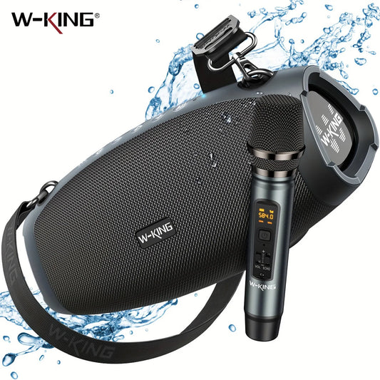 W-King Portable Bluetooth Speaker With Microphone And Waterproof
