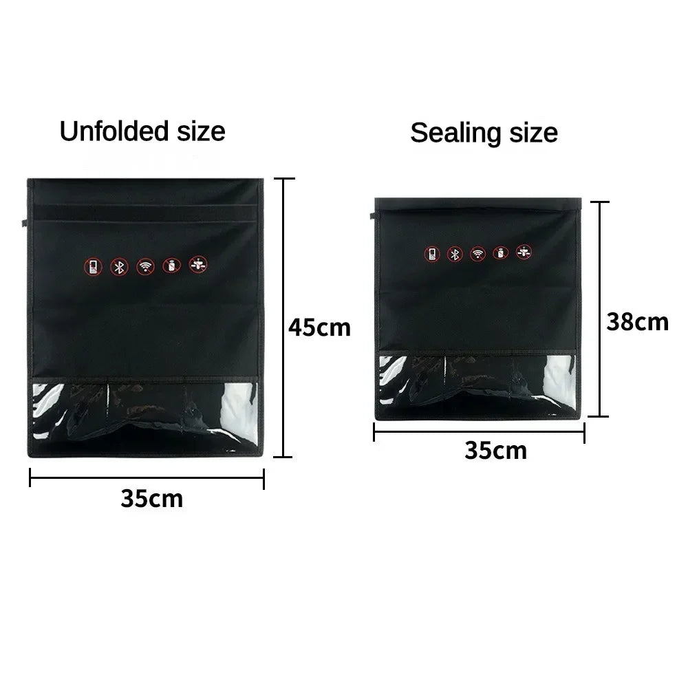 Faraday Signal Blocking Bag For Mobile Phone And Car Keys