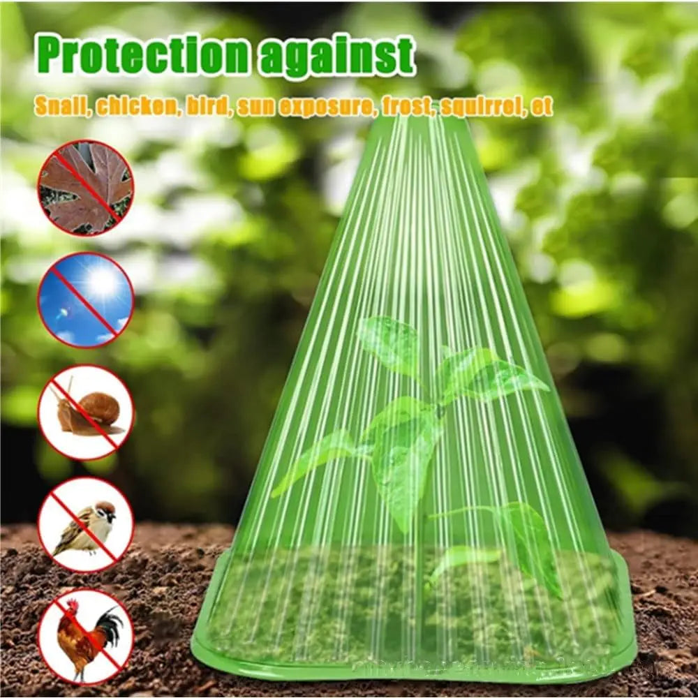 Plant Cloches Cover Reusable Snail Collar For Garden Protection