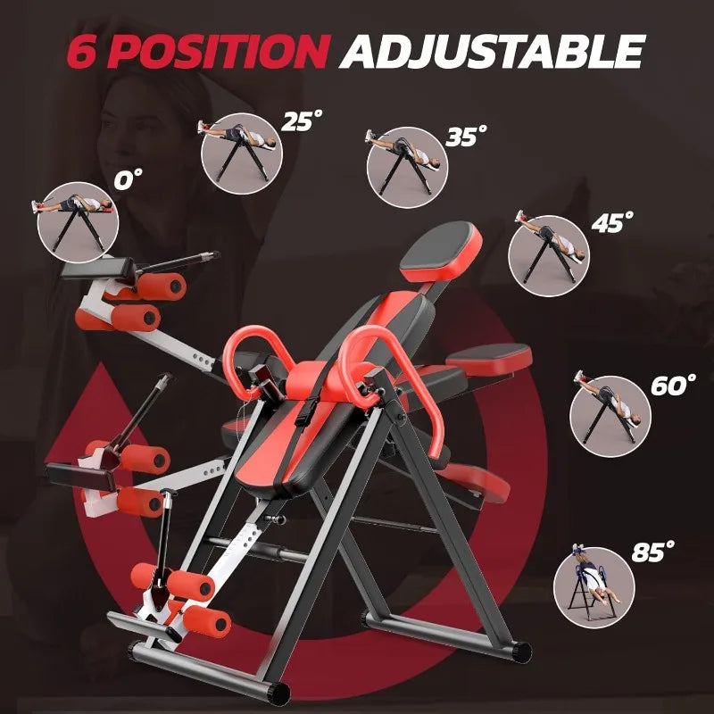 YOLEO Gravity Inversion Table For Back Pain Relief