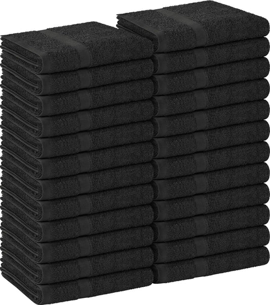 Salon Towels 24 Pack Highly Absorbent Cotton For Spa Beauty