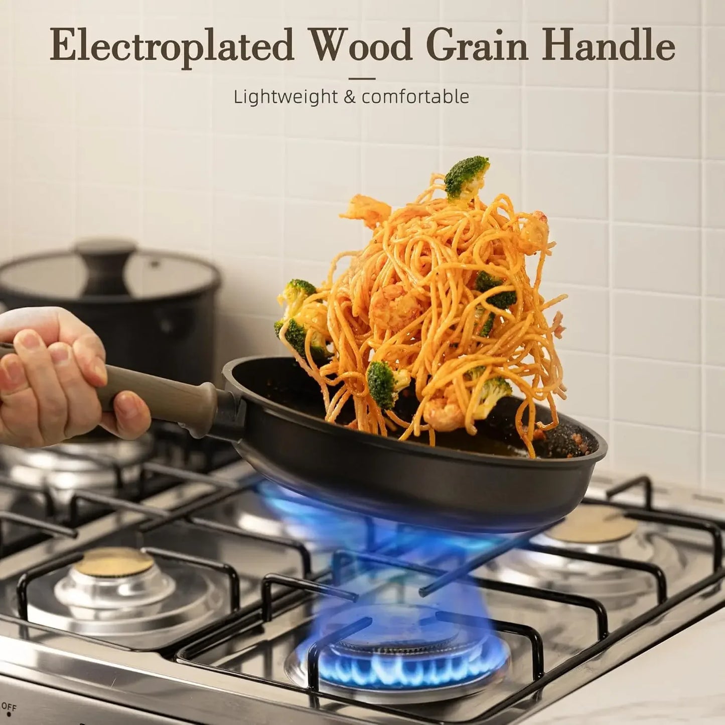 Nonstick Pots And Pans Set Titanium Induction Cookware PFAS Free