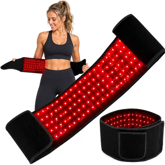 Red Light Therapy Belt For Muscle Relief And Circulation Support