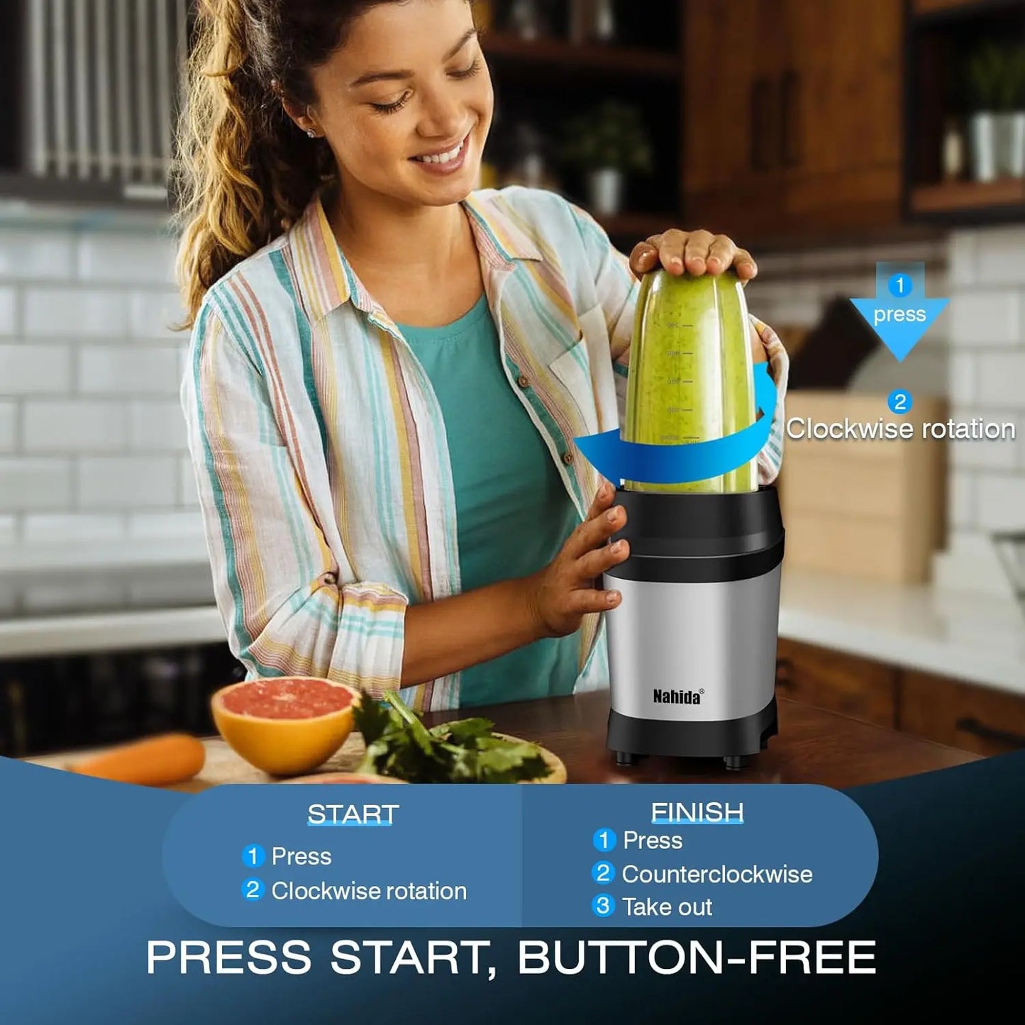 XMSJ 1200W Blender for Smoothies