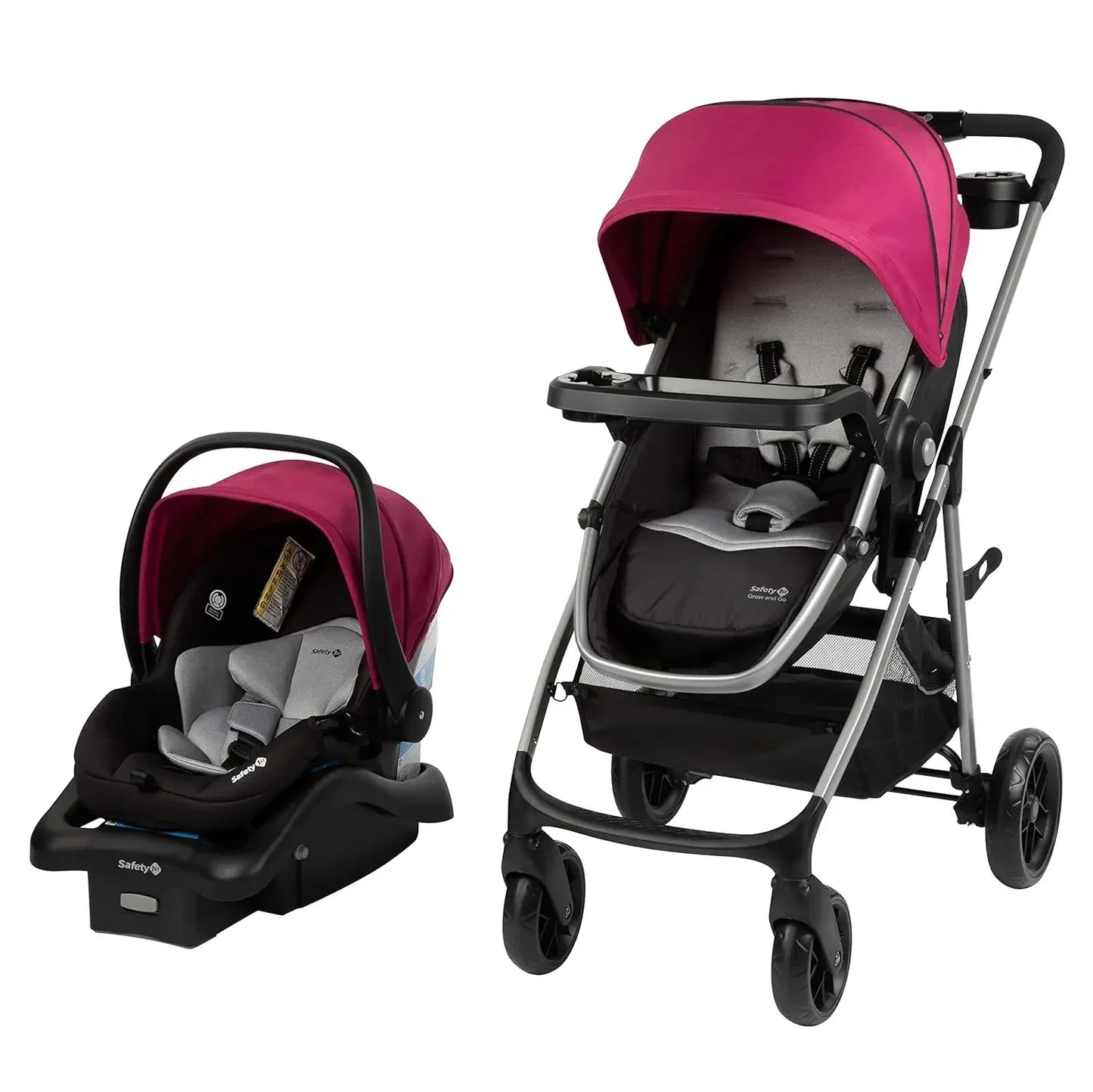 8-in-1 Car Seat Stroller Travel System For Infants