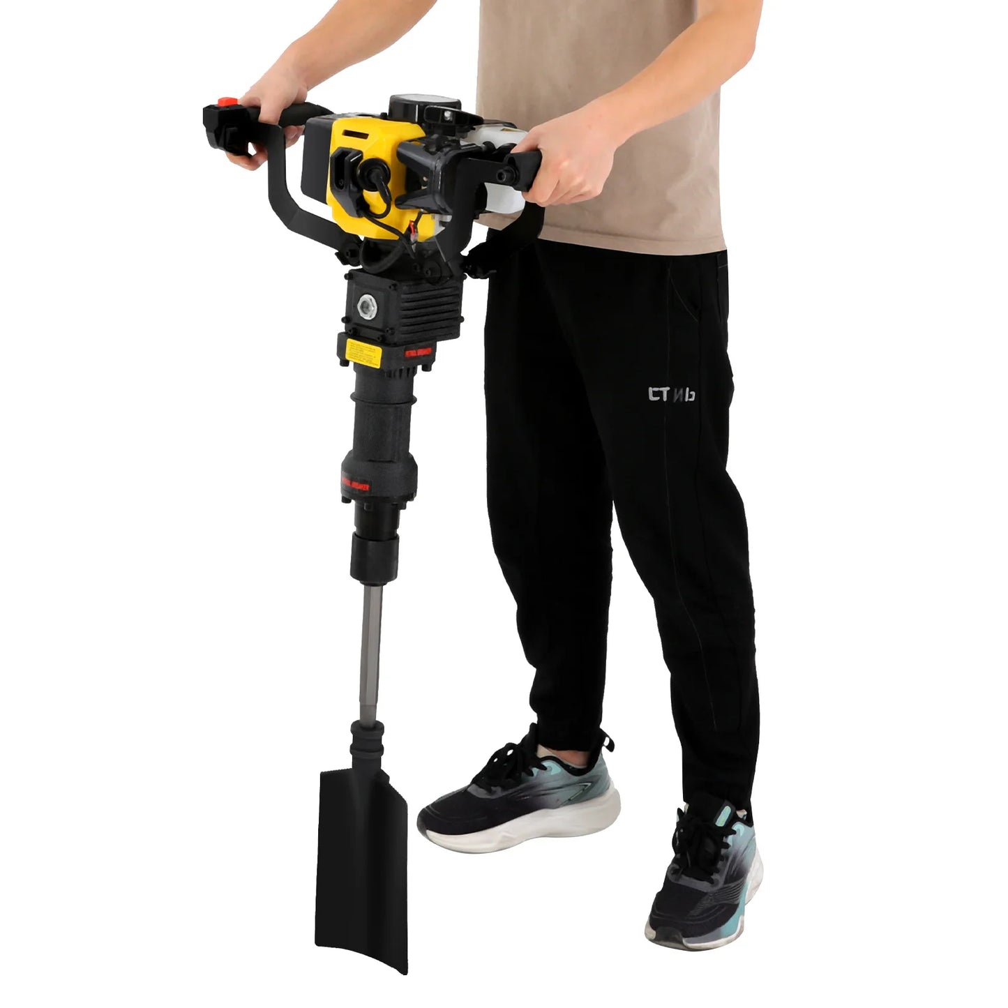 CNCEST 1250W Portable Tree Digger 33CC Gas Powered Pro
