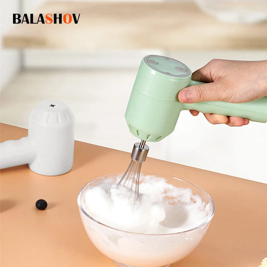 BALASHOV Electric Food Mixer Hand Blender 3 Speed Portable