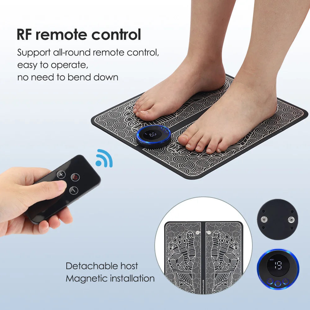 EMS Foot Massager Pad For Foot Pain Relief And Circulation