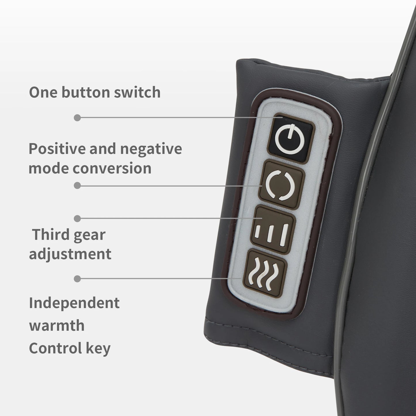 Car Massage Cushion Fast Shipment  Electric Heating Kneading Shiatsu Thai Massage Back Waist Massager 3D design Kneading Heads