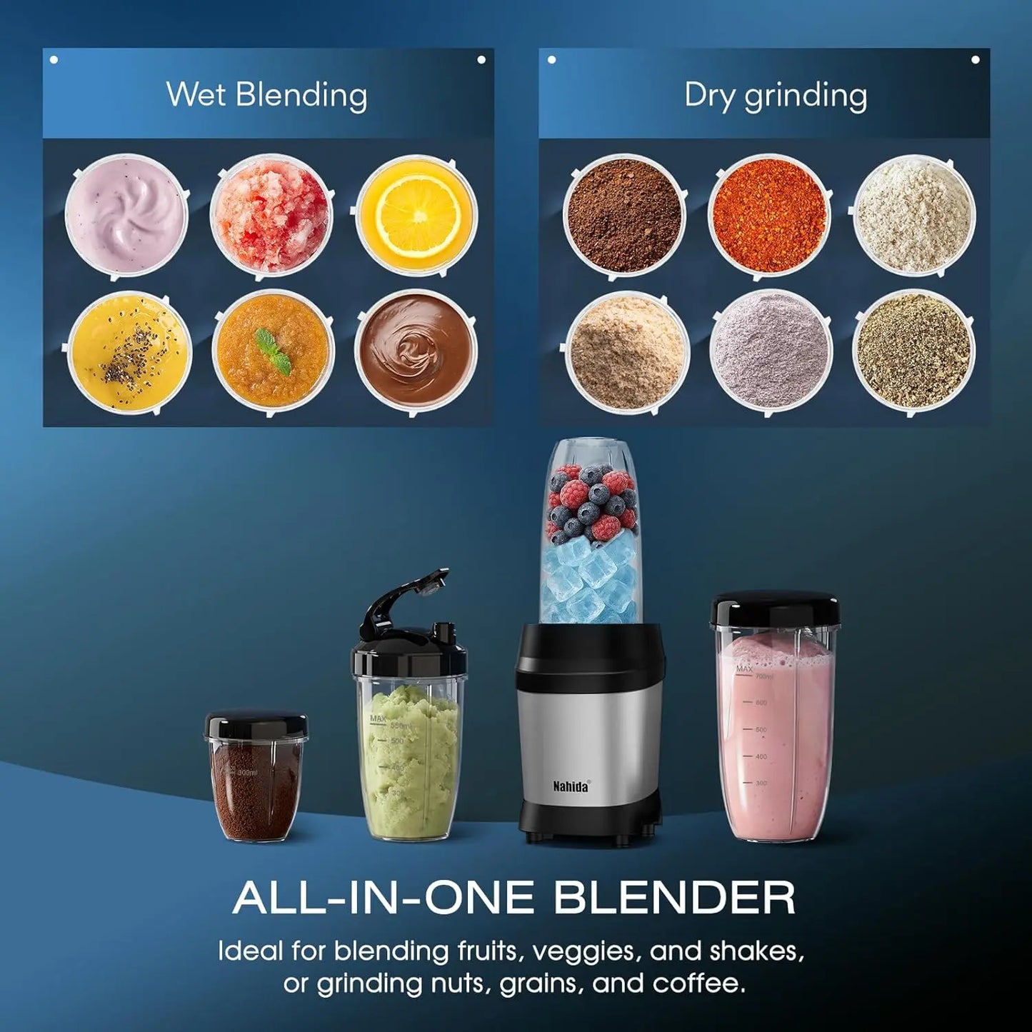 XMSJ 1200W Blender for Smoothies