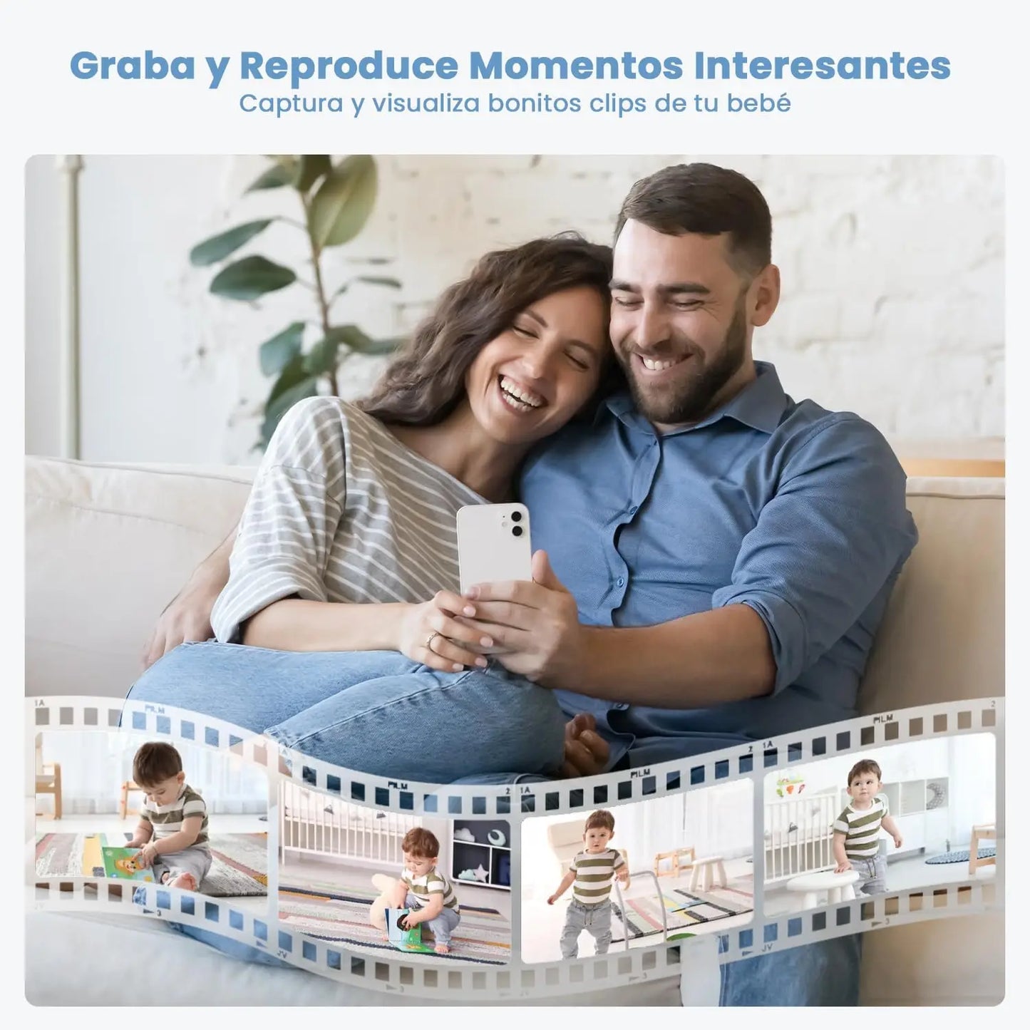 IEGEEK 2K 3MP Baby Surveillance Camera With 360 PTZ And Dual Screen Preview