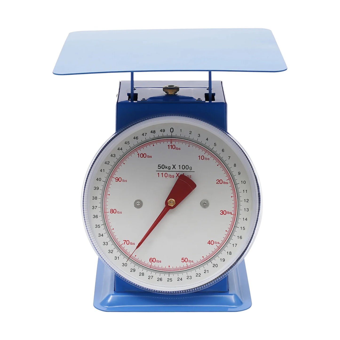 Mechanical Dial Scale 110 Lbs Capacity Dual Scale For Markets