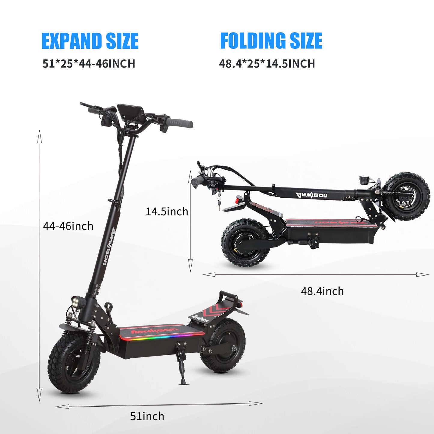 Arwibon Q30 Electric Scooter 2500W Motor Top Performance