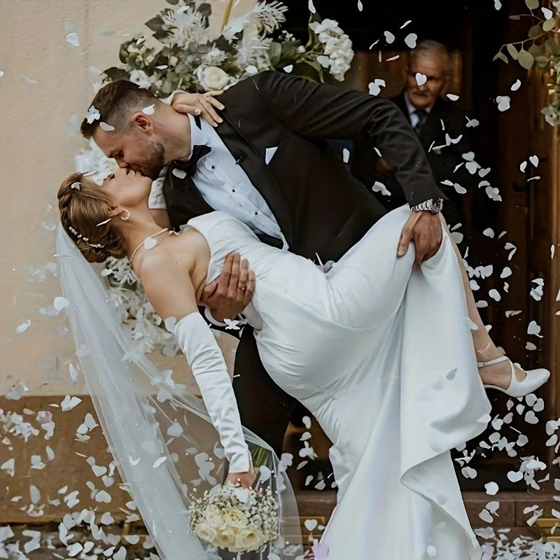 6000 Pcs Heart Shaped Paper Confetti For Weddings And Celebrations