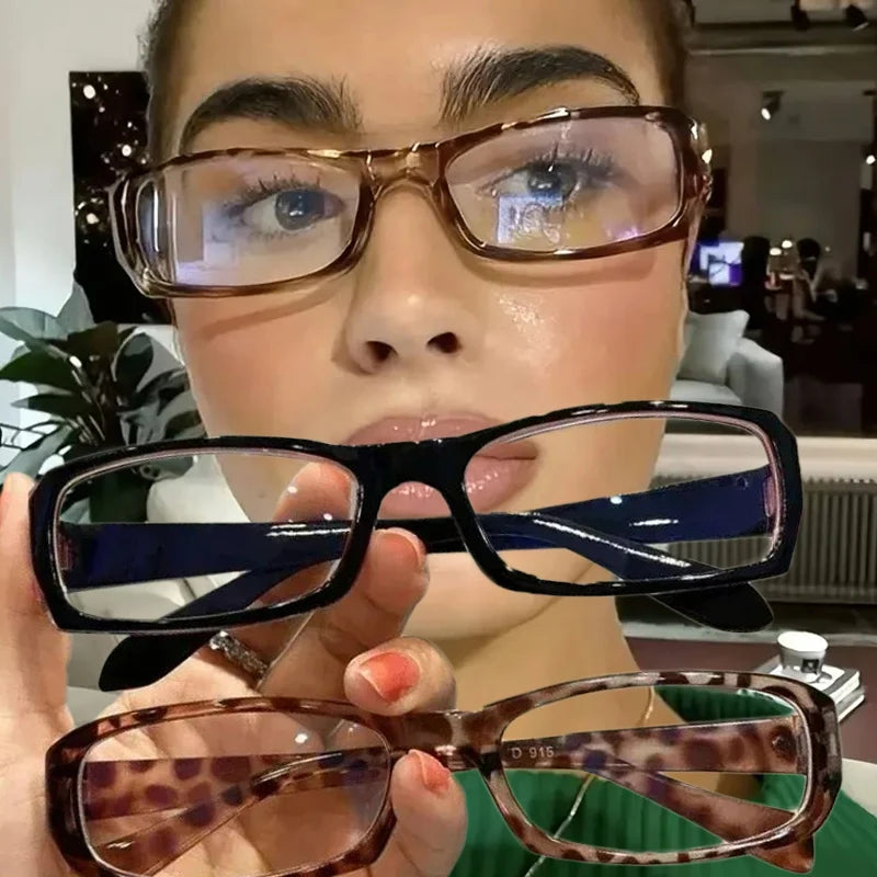 Square Glasses Unisex Blue Light Blocking Reading Eyewear