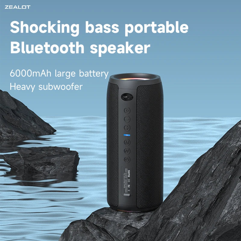 Zealot S51Pro 40W Bluetooth Speaker IPX5 Waterproof