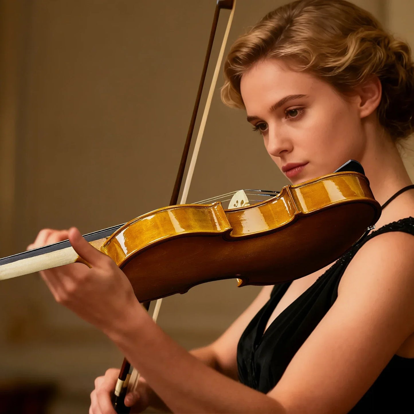 Acoustic Violin Outfit With Case Bow Shoulder Rest Rosin