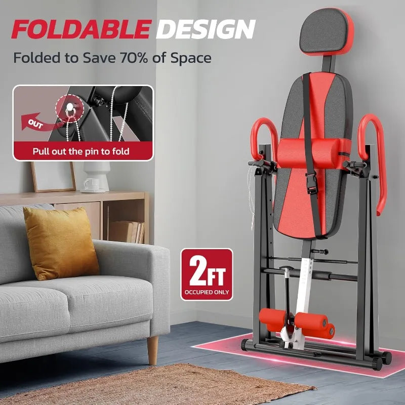 YOLEO Gravity Inversion Table For Back Pain Relief