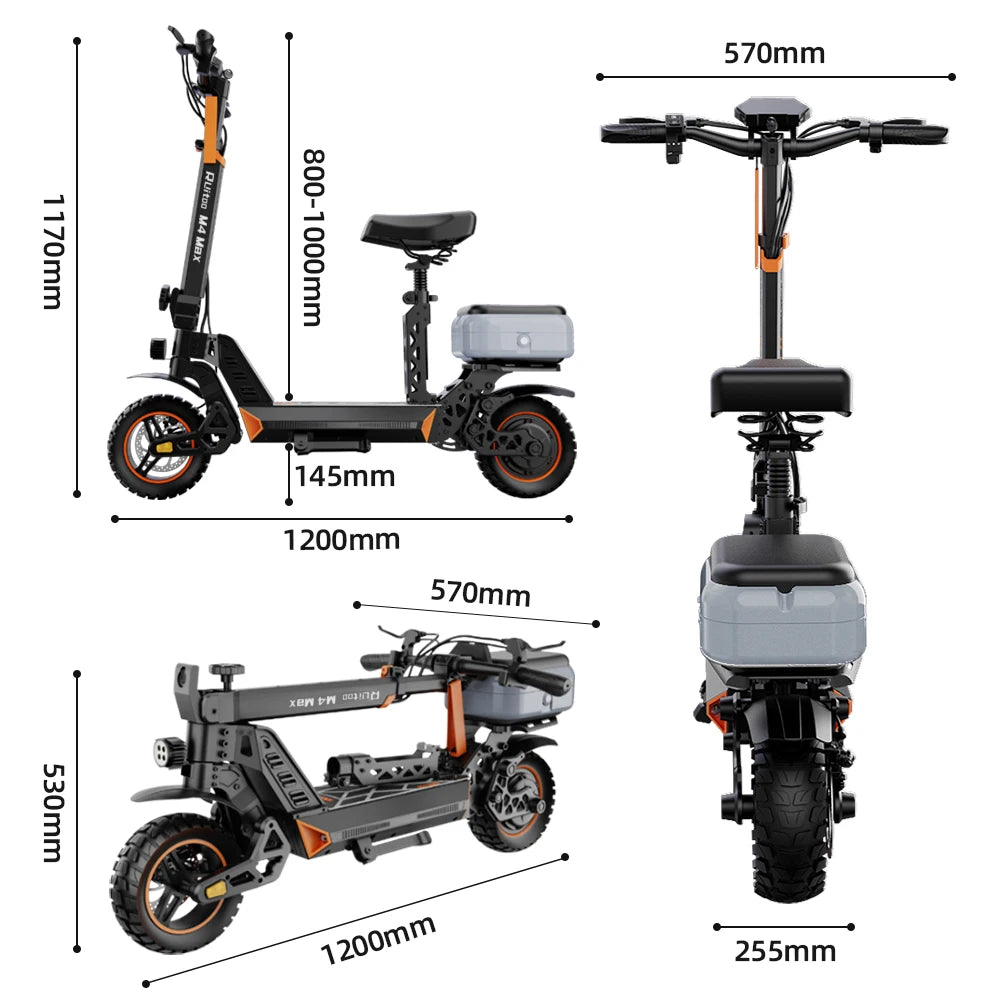 Ruitoo M4Max 1000W Electric Scooter