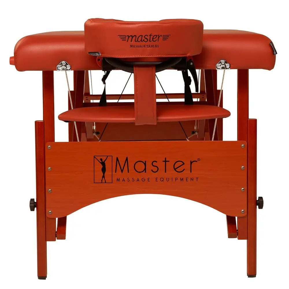 Portable 28 Heated Massage Table Kit with Adjustable Therma-Top, Cinnamon, for Tattoos & Lashes