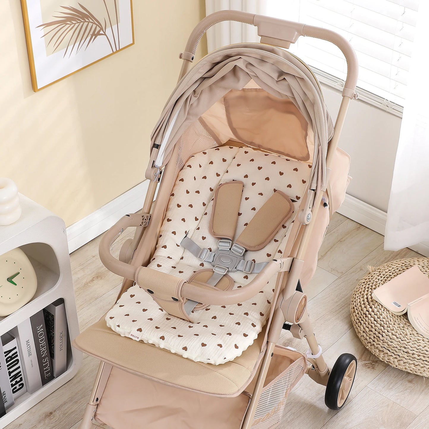 Baby Stroller Seat Cushion Soft Mattress Pushchair Car Mat