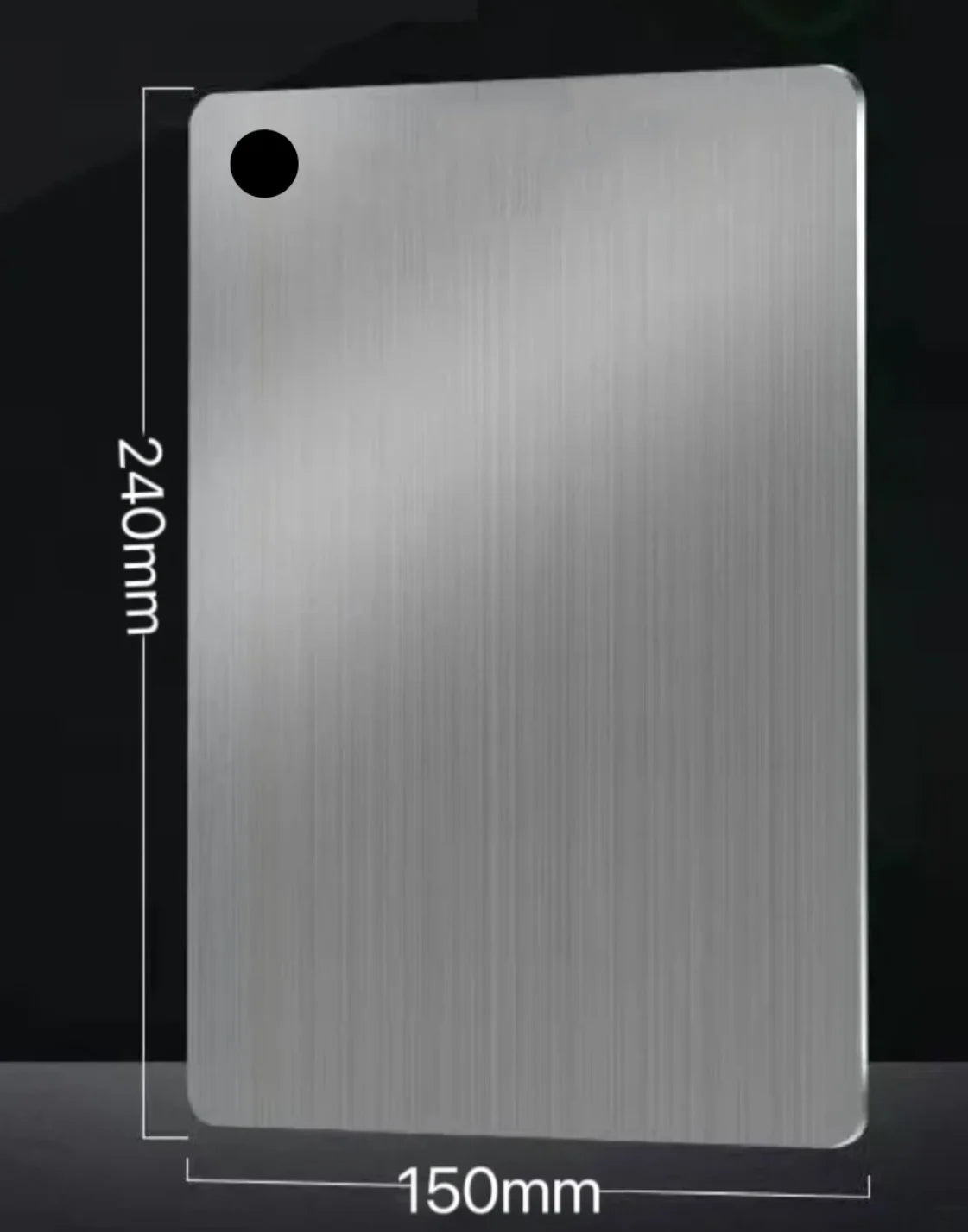 304 Stainless Steel Chopping Board Antibacterial Mildew-Proof Kneading Dough