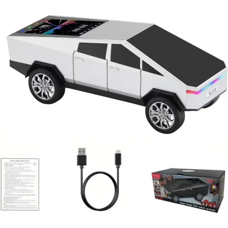 Bluetooth Truck Speaker HD Sound Portable Wireless FM Radio Mic