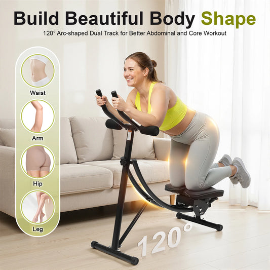 Abdominal Bench With LED Monitor 330lb Capacity