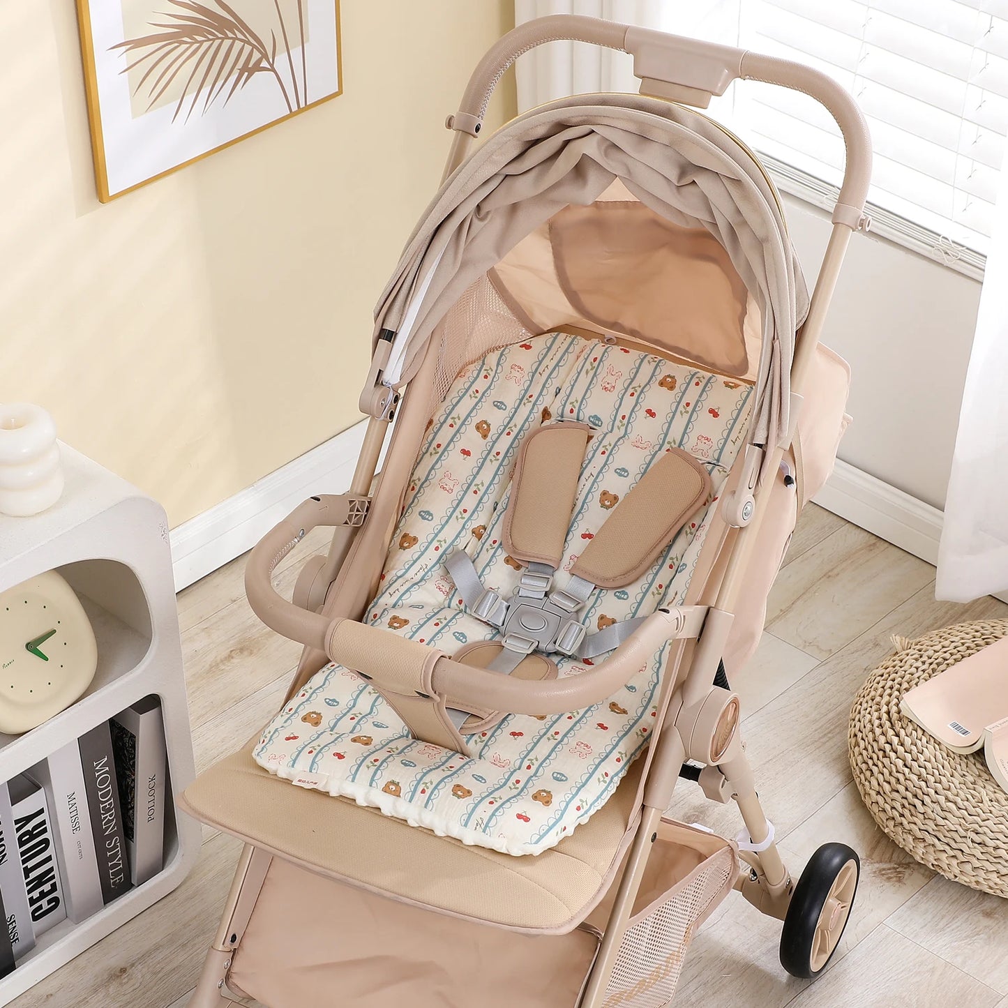 Baby Stroller Seat Cushion Soft Mattress Pushchair Car Mat