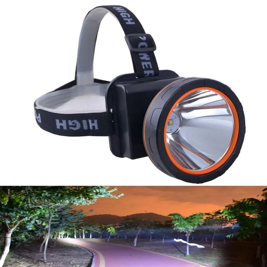 Headlamp Torch Outdoor Rechargeable Bright Flashlight Headlight for Camping Hunting Fishing
