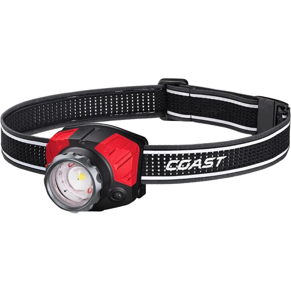 FL85R 1000 Lumen Tri-Color (White/Red/Green) Focusing Rechargeable LED Headlamp, Built-in Rechargeable Battery