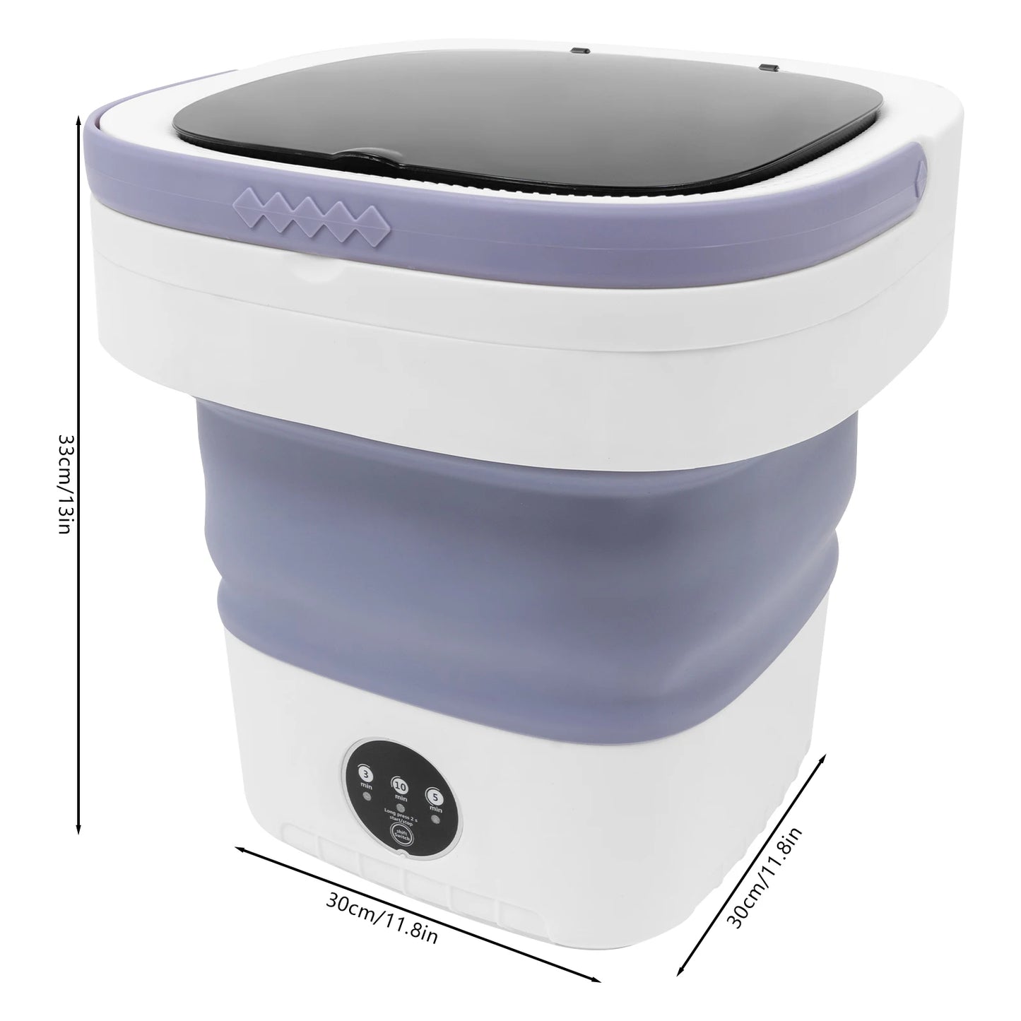 Mini Foldable Washing Machine Pure Copper Motor 3 Modes