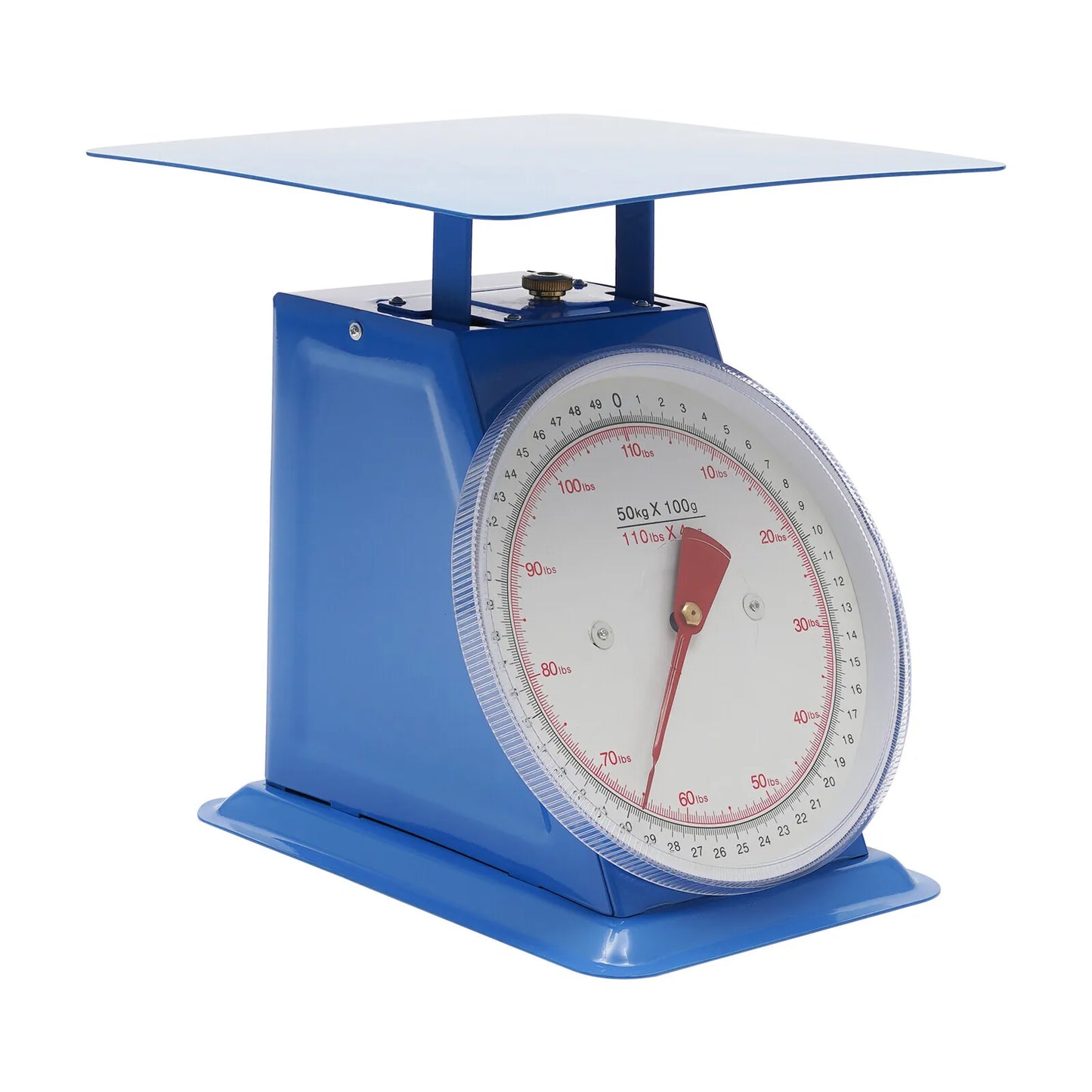 Mechanical Dial Scale 110 Lbs Capacity Dual Scale For Markets