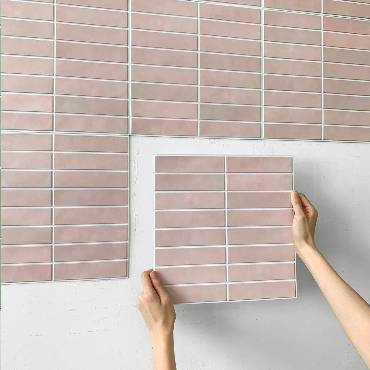 Self Adhesive 3D Tile Stickers For Kitchen And Bathroom