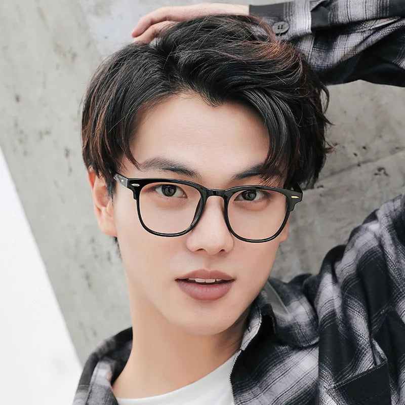 3 Pcs Set Unisex Transparent Anti Blue Light Round Glasses