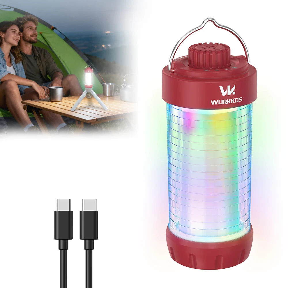 Wurkkos CL01 Camping Light 550 Lumens USB Rechargeable LED