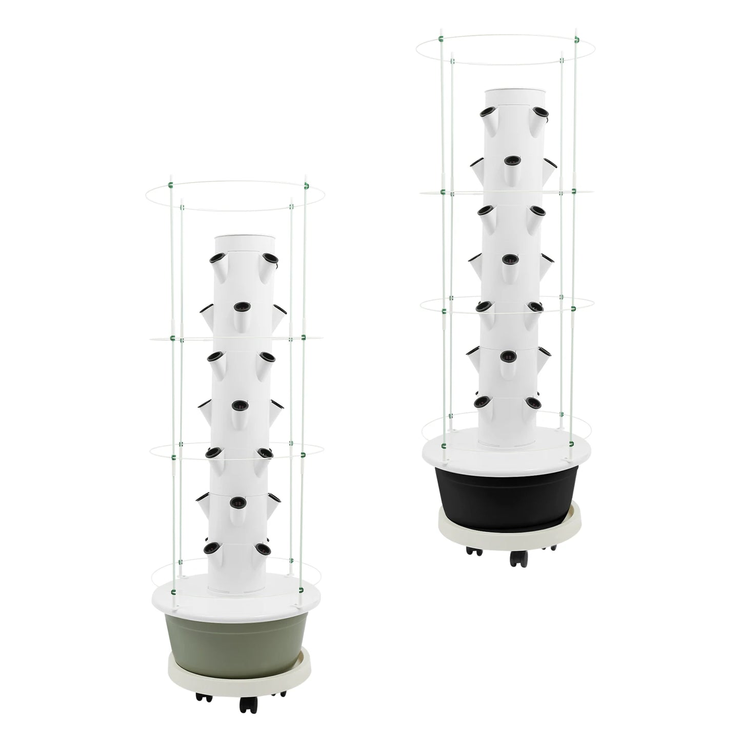 7-Tier Hydroponic Growing Tower With Pump And Timer