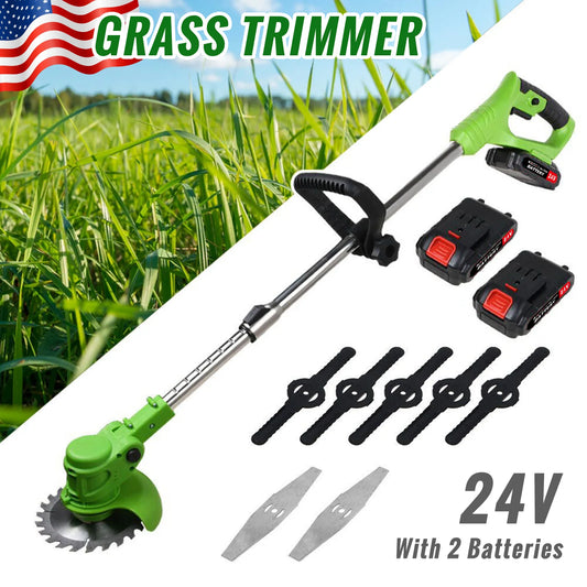 Cordless Weed Trimmer 2 In 1 With Charger And Batteries