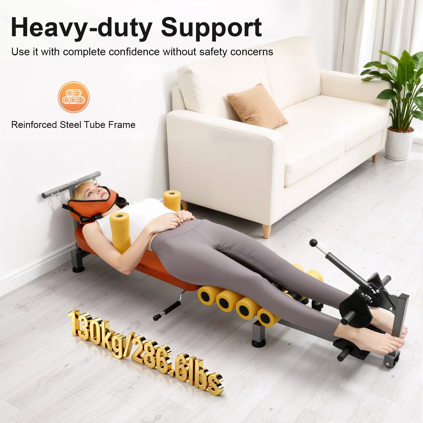 Adjustable Back Stretch Bench For Spinal Decompression