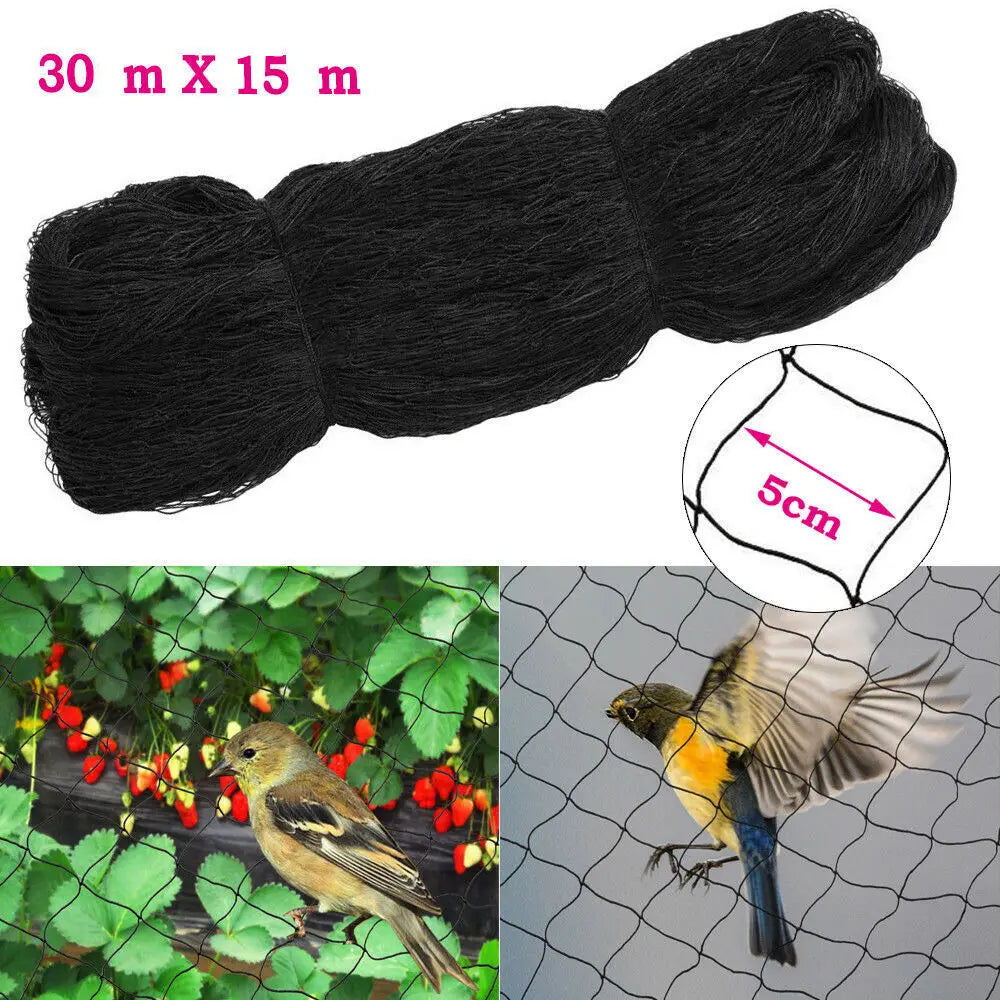 Heavy Duty Nylon Bird Netting For Garden Fruits And Vegetables